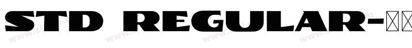 STd regular字体转换 STd regular字体转换
